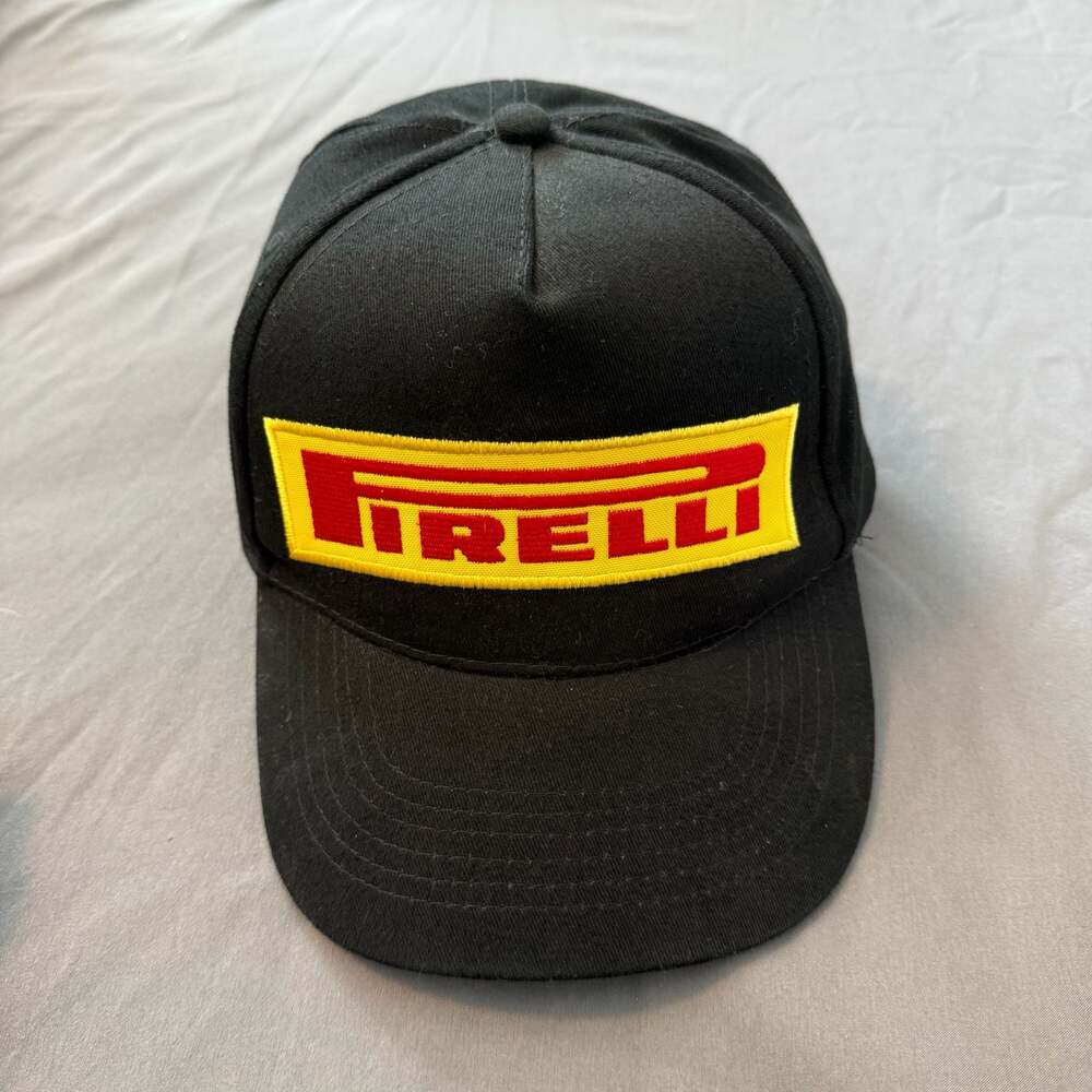 Pirelli Official Merchandise Black Baseball Cap Hat